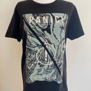 Panic! At The Disco Black Graphic T-Shirt